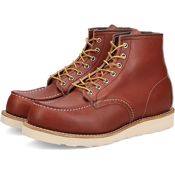 Amazon | (レッドウィング)REDWING クラシックワークブーツ 6 MOC TOE